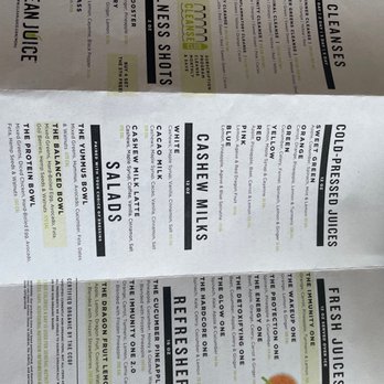 Clean Juice - Sugar Land - Menu - Juice Bars & Smoothies Near Me - Sugar Land, Texas