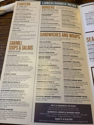 Menu photo 5 Sawmill Inn Restaurant and Pub Richfield, WI Menu photo 5 Sawmill Inn Restaurant and Pub Richfield, WI