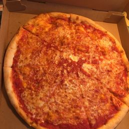 Barely seasoned sauce, bland cheese, and undercooked crust. Not a good pizza, not worth $17 at regular price, not worth $12 at sale price. Barely seasoned sauce, bland cheese, and undercooked crust. Not a good pizza, not worth $17 at regular price, not worth $12 at sale price.