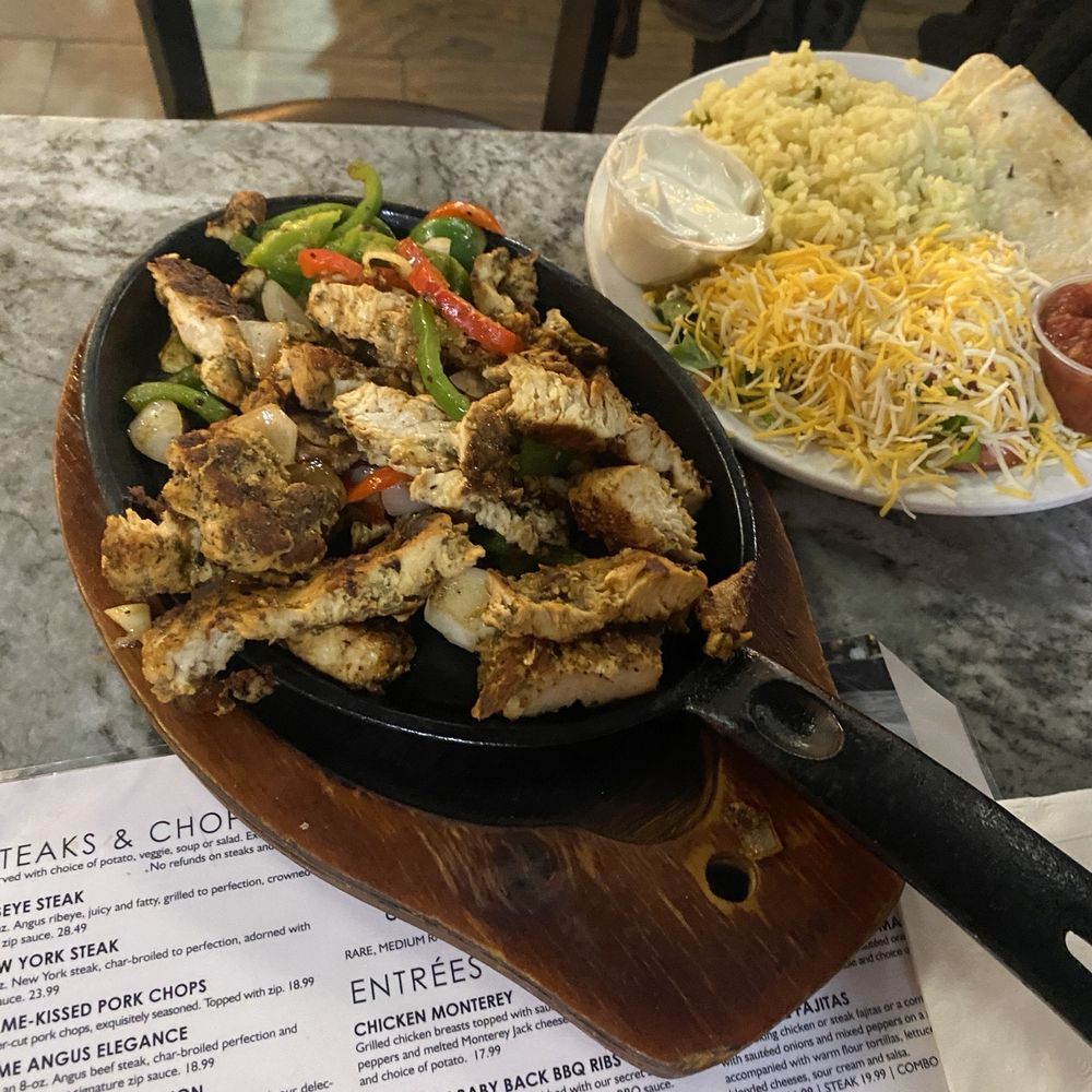 Chicken fajitas