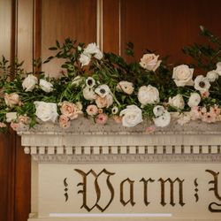 LC Floral Design - Lobby fireplace