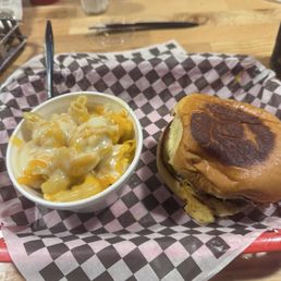 Foxtrot Burger & macaroni and cheese Foxtrot Burger & macaroni and cheese