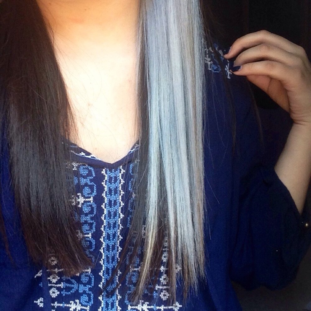 Wildroot - Nathan did a perfect grey peek a boo. I'm in love with the color!! - Hair Salons Near Me - Tustin, California Wildroot - Nathan did a perfect grey peek a boo. I'm in love with the color!! - Hair Salons Near Me - Tustin, California