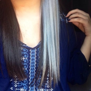Wildroot - Nathan did a perfect grey peek a boo. I'm in love with the color!! - Hair Salons Near Me - Tustin, California Wildroot - Nathan did a perfect grey peek a boo. I'm in love with the color!! - Hair Salons Near Me - Tustin, California
