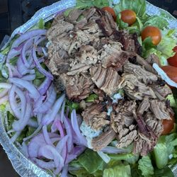 Over the Cole's brisket salad yum!!!