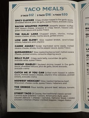 Menu photo 7 Taco Lamas Hoffman Estates, IL