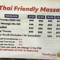 Thai Friendly Massage - New price in 2023