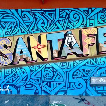 Railyard Arts District - Santa Fe mural at 21 Warehouses (faces the railway) , a must for my family - Art Galleries Near Me - Santa Fe, New Mexico