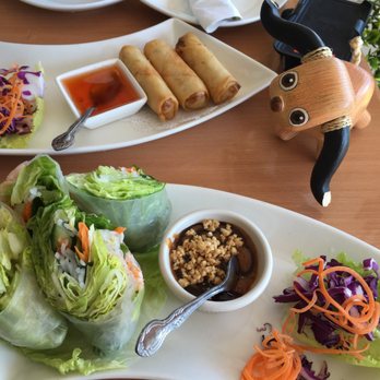 Sakoonthai - Spring rolls and summer rolls/ extremely good and the sauces fresh and delicious ! - Thai Near Me - Clifton, Virginia Sakoonthai - Spring rolls and summer rolls/ extremely good and the sauces fresh and delicious ! - Thai Near Me - Clifton, Virginia
