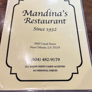 Mandina's Restaurant - Cajun/Creole Near Me - New Orleans, Louisiana
