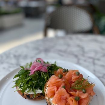 Cafe Terrasse - Lox Toast - Breakfast & Brunch Near Me - Los Angeles, California Cafe Terrasse - Lox Toast - Breakfast & Brunch Near Me - Los Angeles, California