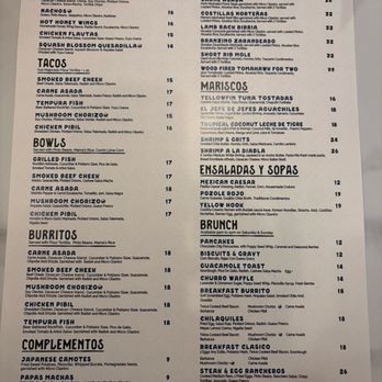 Buen Provecho - Menu - Mexican Near Me - Long Beach, California