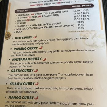 Sweet Thai - Menu - Thai Near Me - Gorham, Maine