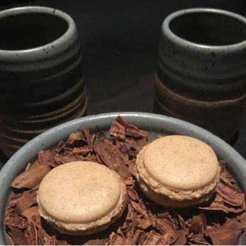 Nonesuch - Floral Tea with Pecan Macarons and Brown Cheese Caramel - New American Near Me - Oklahoma City, Oklahoma Nonesuch - Floral Tea with Pecan Macarons and Brown Cheese Caramel - New American Near Me - Oklahoma City, Oklahoma
