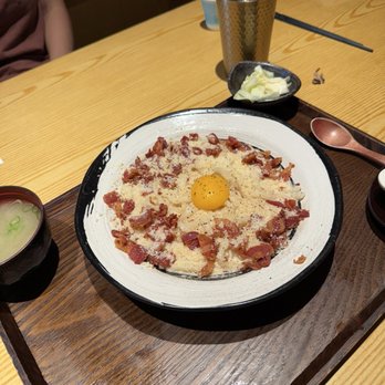 Tendon Kohaku - Carbonara - Japanese Near Me - Bellevue, Washington Tendon Kohaku - Carbonara - Japanese Near Me - Bellevue, Washington