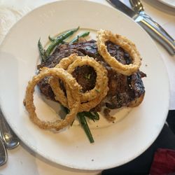 Zesta Cucina - Rib eye was cooked to my hubby's liking and tasty