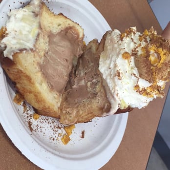 Button Up Cafe - Nutella with cream cheese French toast - Breakfast & Brunch Near Me - Pearl City, Hawaii Button Up Cafe - Nutella with cream cheese French toast - Breakfast & Brunch Near Me - Pearl City, Hawaii
