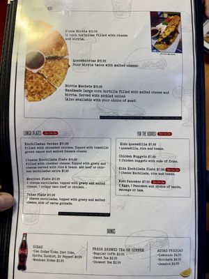 Menu photo 4 La Unica San Antonio, TX