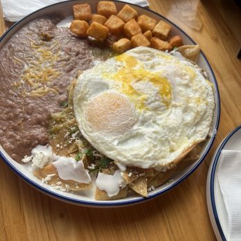 Katrina's Mexican Kitchen - Chilaquiles con Huevo Plate. - Mexican Near Me - Artesia, California
