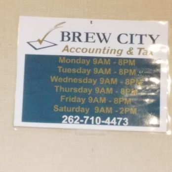 Brew City Accounting & Tax - Tax Services Near Me - Muskego, Wisconsin Brew City Accounting & Tax - Tax Services Near Me - Muskego, Wisconsin