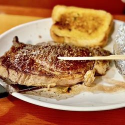 Lighthouse Restaurant - LOVED the "Delmonico steak" Cooked & seasoned perfectly! We fought over it! Cannot wait 2 order again w/pomme Fritz. A MUST ORDER :)...