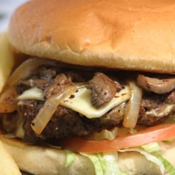 Hamburger Depot - Mushroom Swiss Burger
