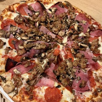 Barro's Pizza - Joes special added mushrooms.  Boom!! - Pizza Near Me - Walnut, California