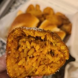West Ave Chicken - Spanish rice balls!!