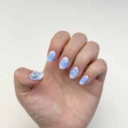 Vibrant Nails & Lashes - Second visit: left hand