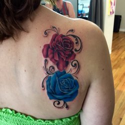 Ink Spot Tattoo Studio - Custom roses by Julio