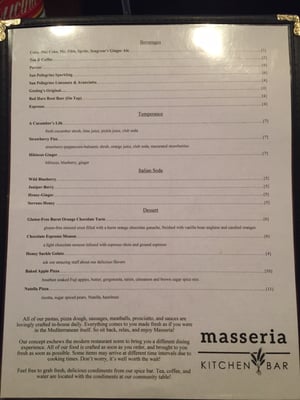 Menu photo 4 Masseria - Kitchen & Bar Blue Ridge, GA