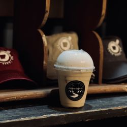 Drifters Coffee - Flavored Latte with vanilla cold foam