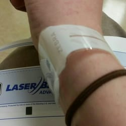 Endeavor Health Medical Group - Primary and Specialty Care - Hospital-type ID bands just for bloodwork. So official!