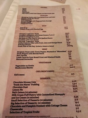 Menu photo 7 Restaurante Frade dos Mares Lisbon, 11