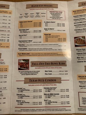Menu photo 4 Texas Roadhouse Anchorage, AK Menu photo 4 Texas Roadhouse Anchorage, AK