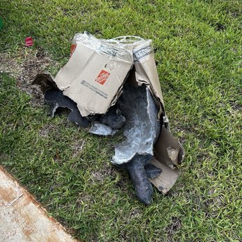 M & D Pro Movers - Broken yard statue - Movers Near Me - Hollywood, Florida