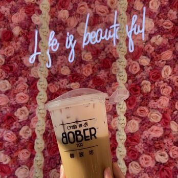 Bober Tea - Pink Haze - Bubble Tea Near Me - Sacramento, California