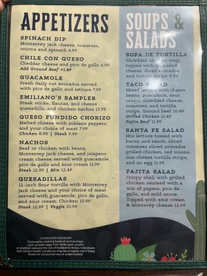 Menu photo 7 Emiliano's Mexican Cuisine Olathe, KS Menu photo 7 Emiliano's Mexican Cuisine Olathe, KS
