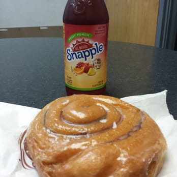 Lee's Donut - Large cinnamon roll,and fruit snapple to wash it down. - Donuts Near Me - San Leandro, California Lee's Donut - Large cinnamon roll,and fruit snapple to wash it down. - Donuts Near Me - San Leandro, California