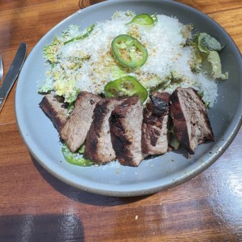 Puesto Los Olivos - Jalapeño Caesar Salad with Filet Mignon. - Mexican Near Me - Irvine, California