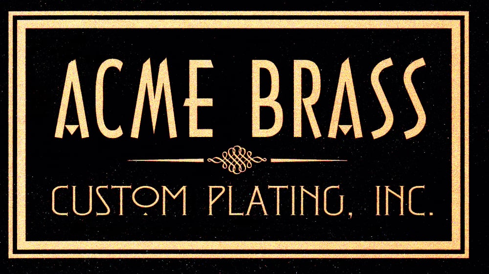 ACME BRASS CUSTOM PLATING Updated June 2024 1315 Tracy Ave, Kansas