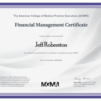 Nexsys Billing & Practice Management - Achieved my Financial Management Certification by the ACMPE and MGMA in 2022 - Billing Services Near Me - Torrance, California Nexsys Billing & Practice Management - Achieved my Financial Management Certification by the ACMPE and MGMA in 2022 - Billing Services Near Me - Torrance, California