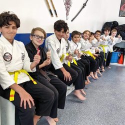 Ultimate Kenpo Warriors - Kids excited to get started with class