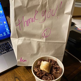 Let’s Roll! - This alone made it worth it!!! - Ice Cream & Frozen Yogurt Near Me - Merrick, New York