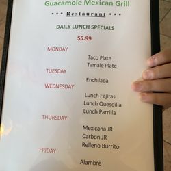 Daily lunch specials!