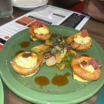 Fixins - Fried deviled eggs - Soul Food Near Me - Detroit, Michigan Fixins - Fried deviled eggs - Soul Food Near Me - Detroit, Michigan