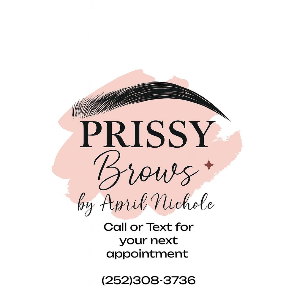 Prissy Brows by April Nichole Logo