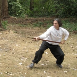 Weapons training with Vajra Visions - Mace Martial Arts Instructor Dennis Mace