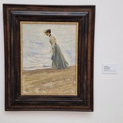 Kurpfälzisches Museum - Gemälde Max Slevogt (Dame am Meer)