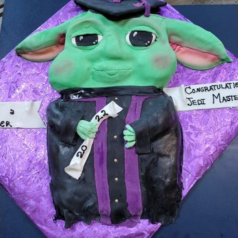 Cake Connections - Baby Yoda Grad Cake - Bakeries Near Me - Abington, Massachusetts Cake Connections - Baby Yoda Grad Cake - Bakeries Near Me - Abington, Massachusetts
